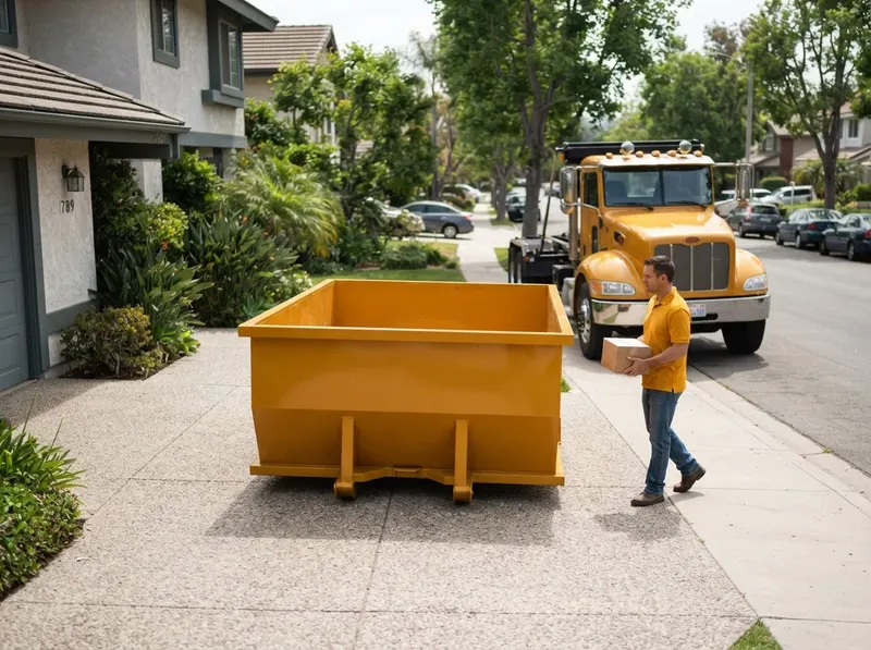 15-Yard Residential Cleanout Dumpster in Westchester, CA